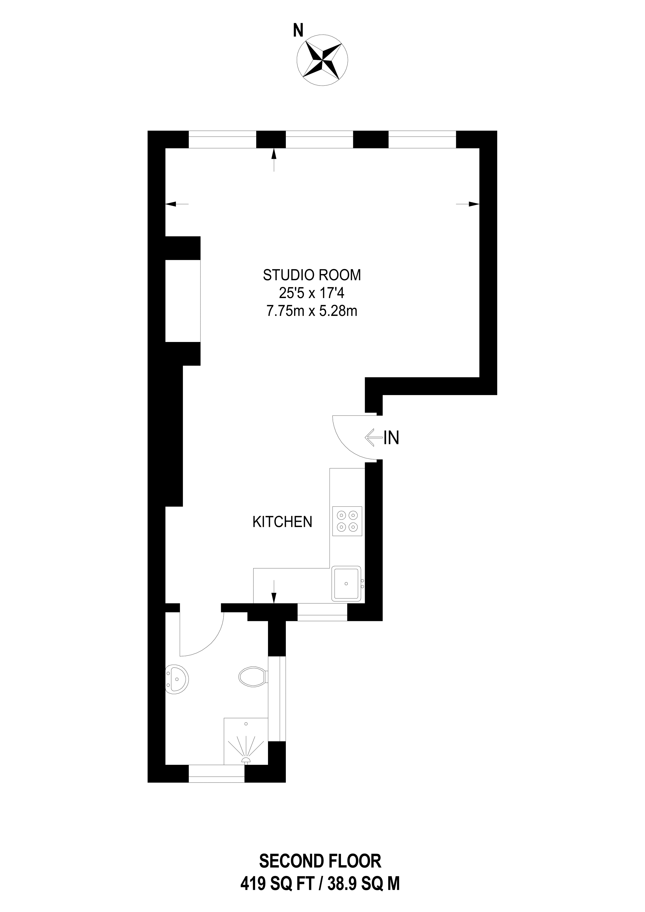 0 Bedrooms Studio to rent in Old Gloucester Street, Bloomsbury WC1N