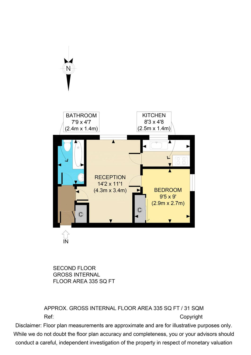 1 Bedrooms Flat to rent in Baildon Street, Deptford, London SE8