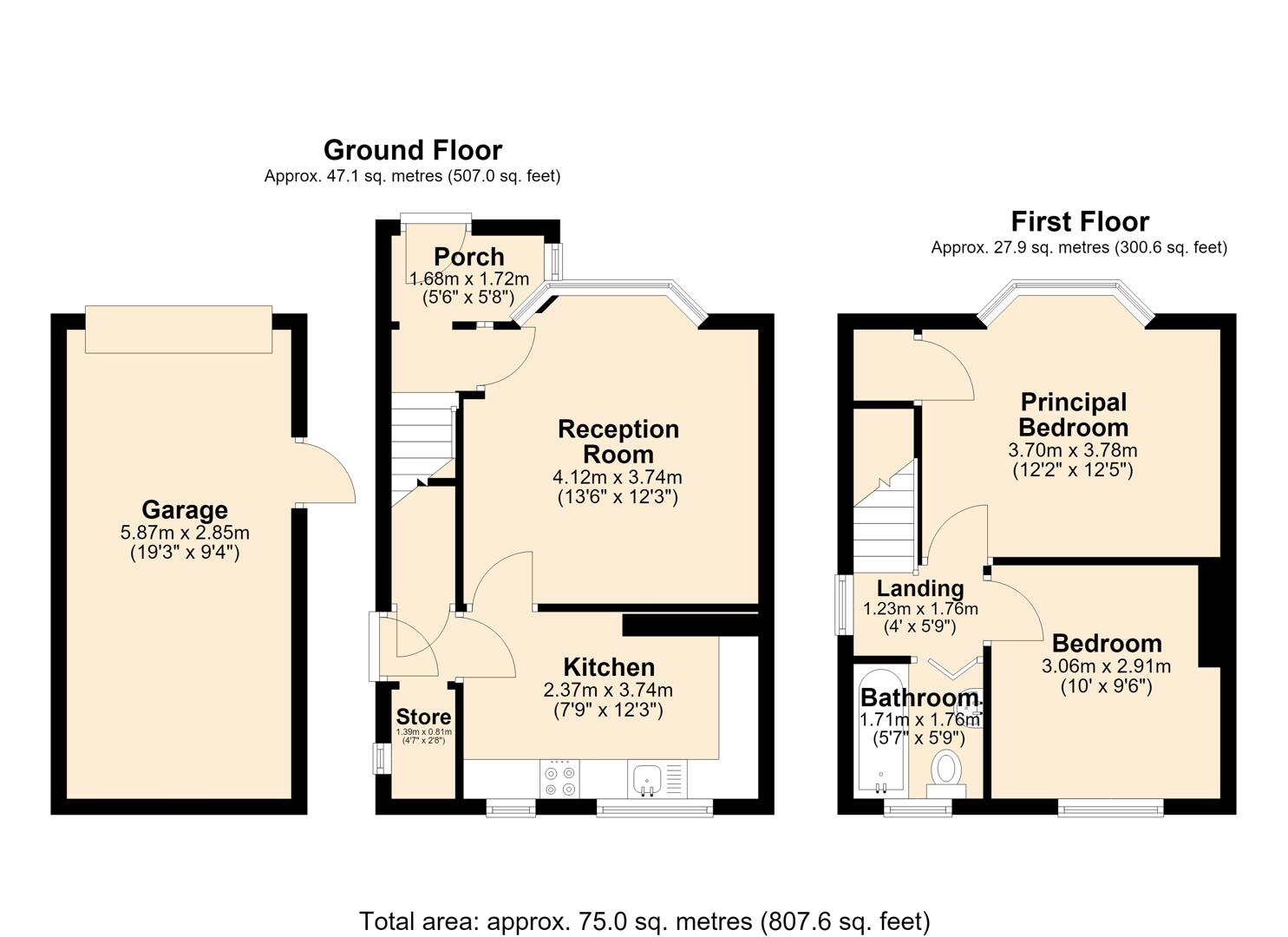8, Stanage Rise, Sheffield floorplan