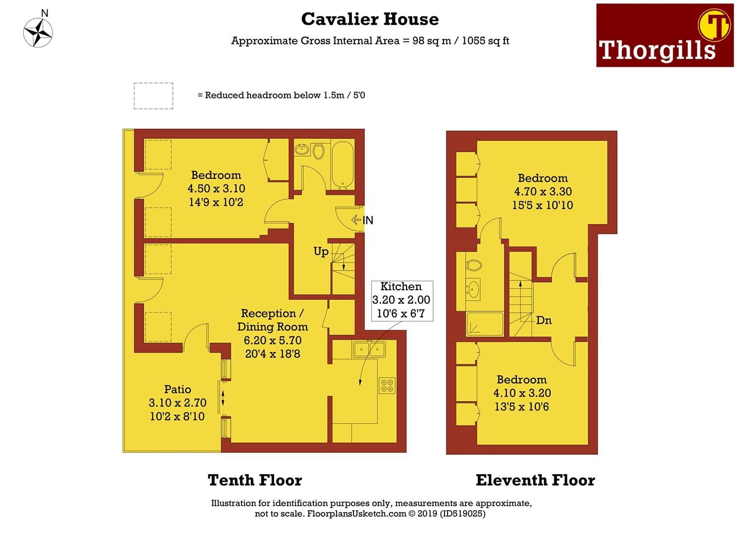 3 Bedrooms Flat to rent in Cavalier House, Uxbridge Road, Ealing W5