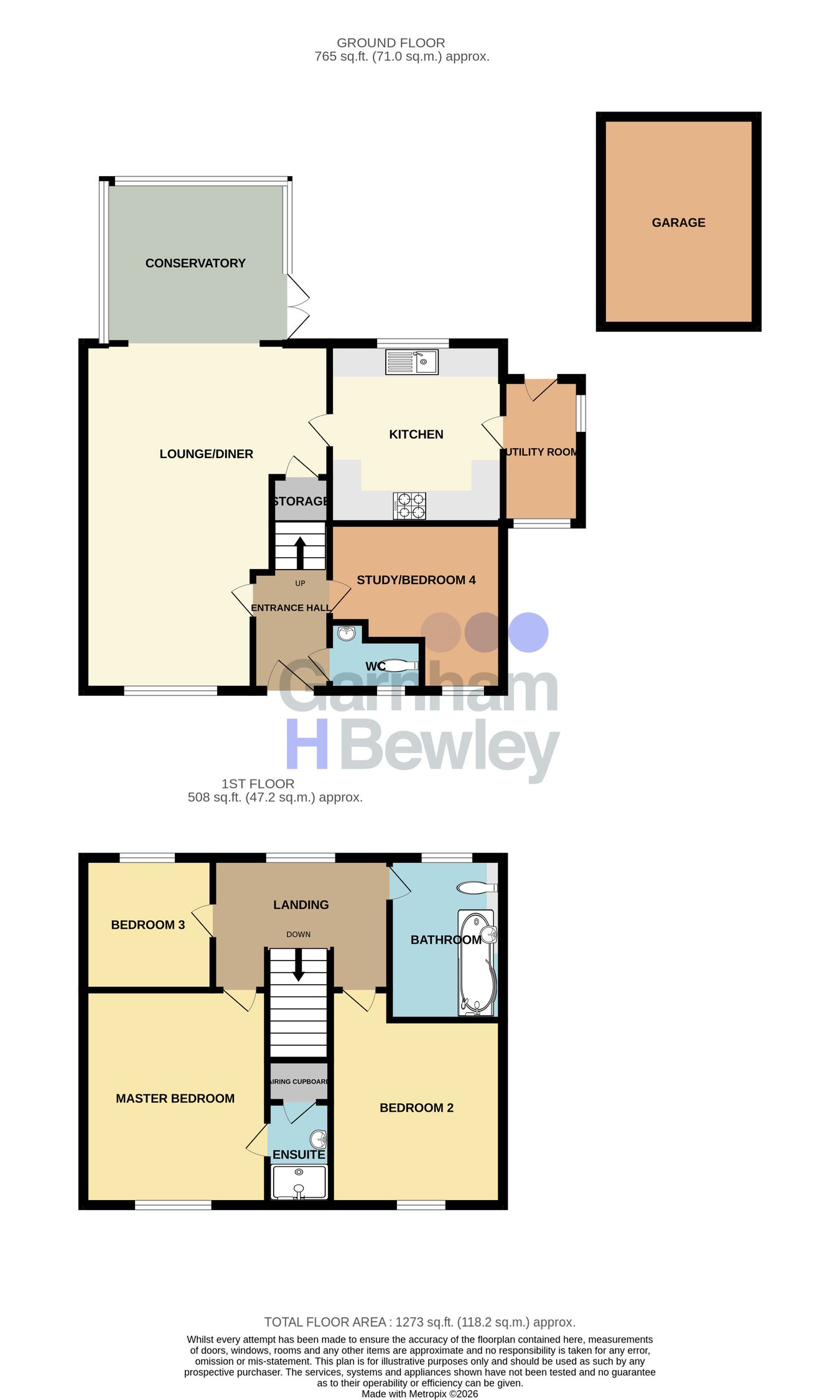 33, Felbridge Close, East Grinstead floorplan