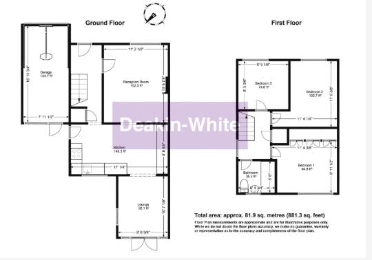 58, Hillcroft, Dunstable floorplan
