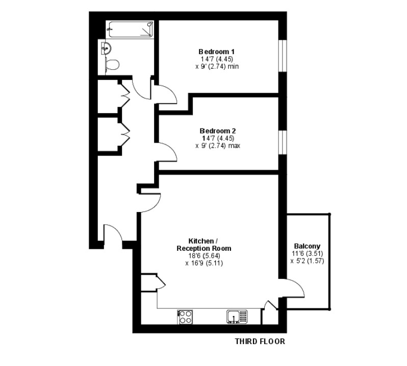 13, Hering Road, Cambridge floorplan