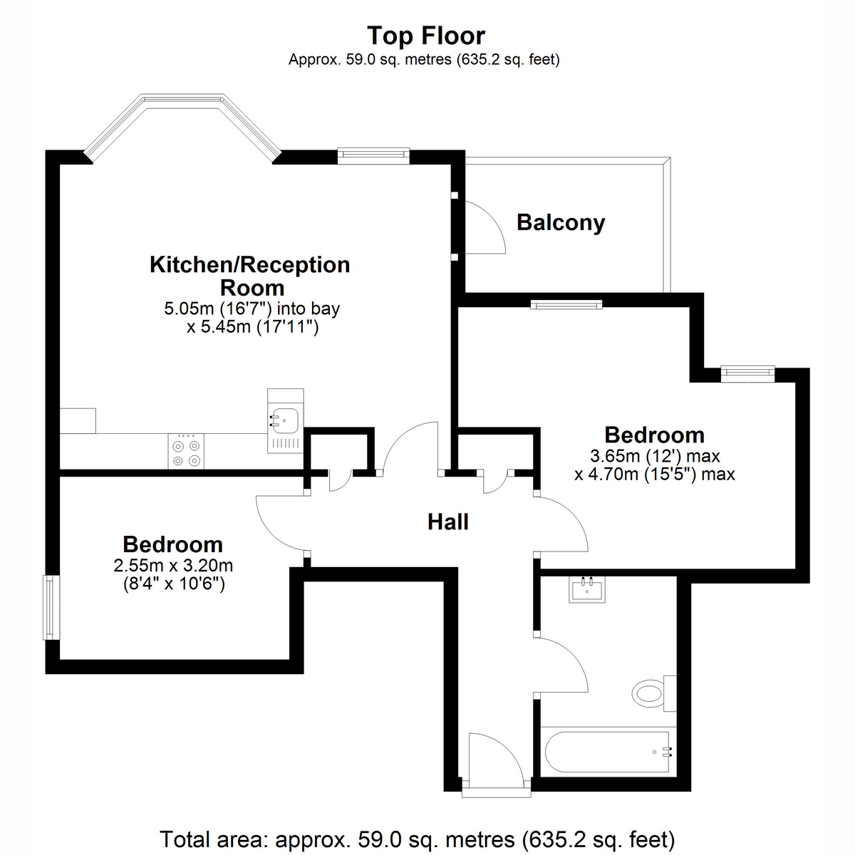 Outram Road, Croydon floorplan