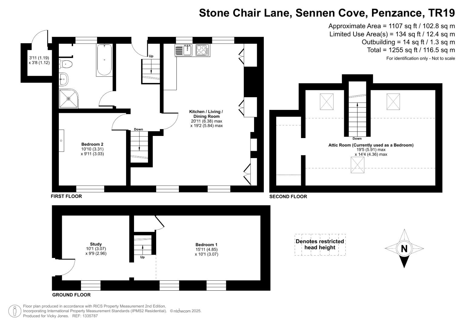 Sea Breeze, Stone Chair Lane, Sennen Cove floorplan