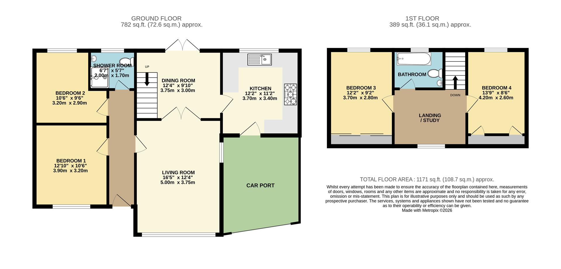 The Palms, 35, Elliott Grove, Brixham floorplan
