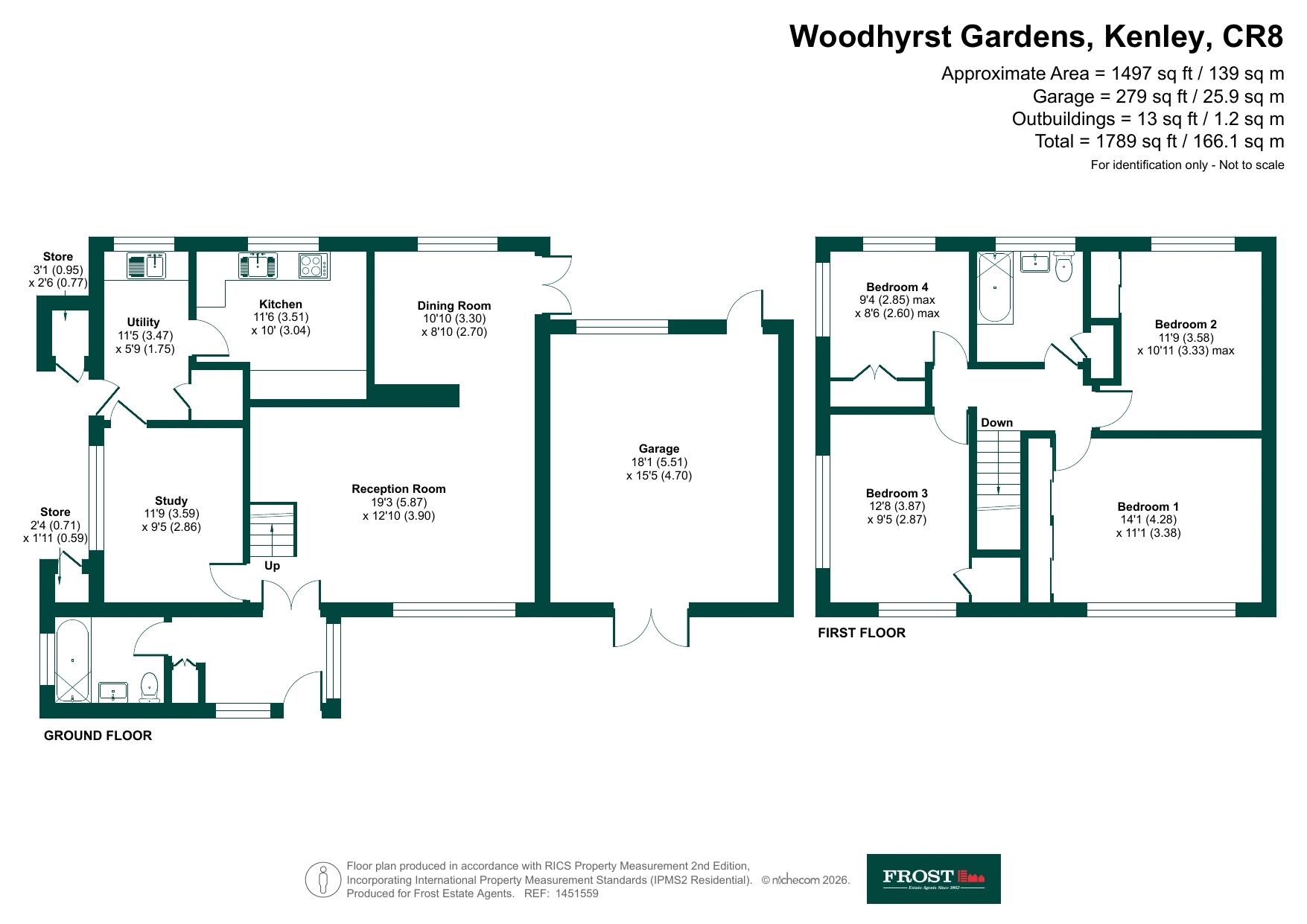 7, Woodhyrst Gardens, Kenley floorplan