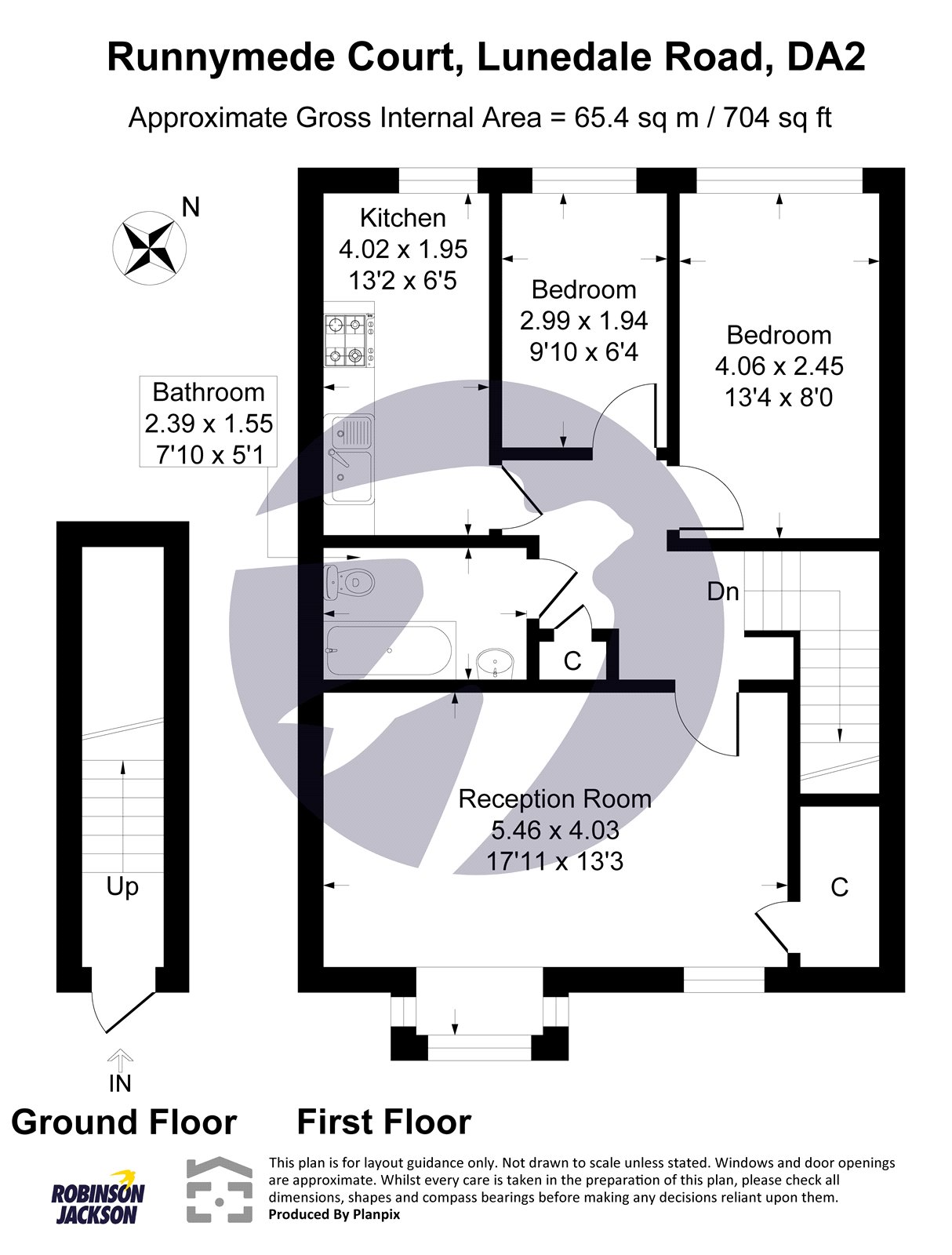 Flat 18, Runnymede Court,, Lunedale Road, Kent floorplan