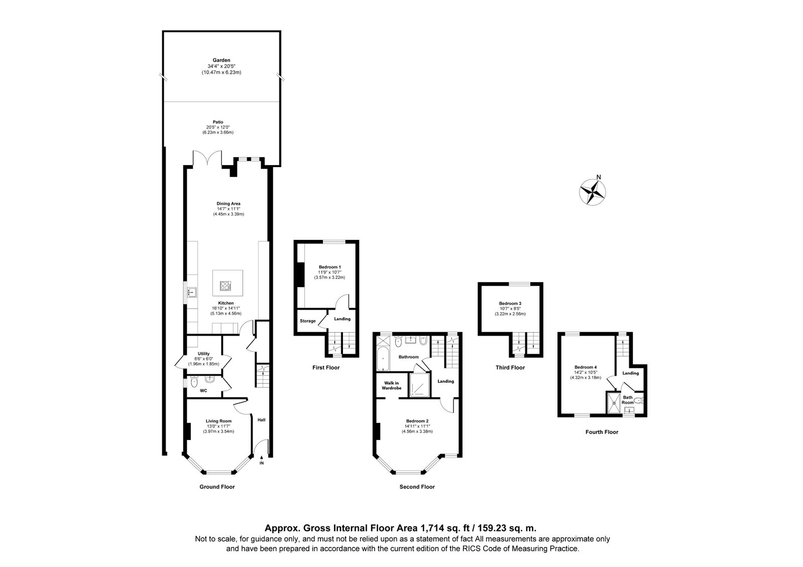 14, Bedford Road, Barnet floorplan