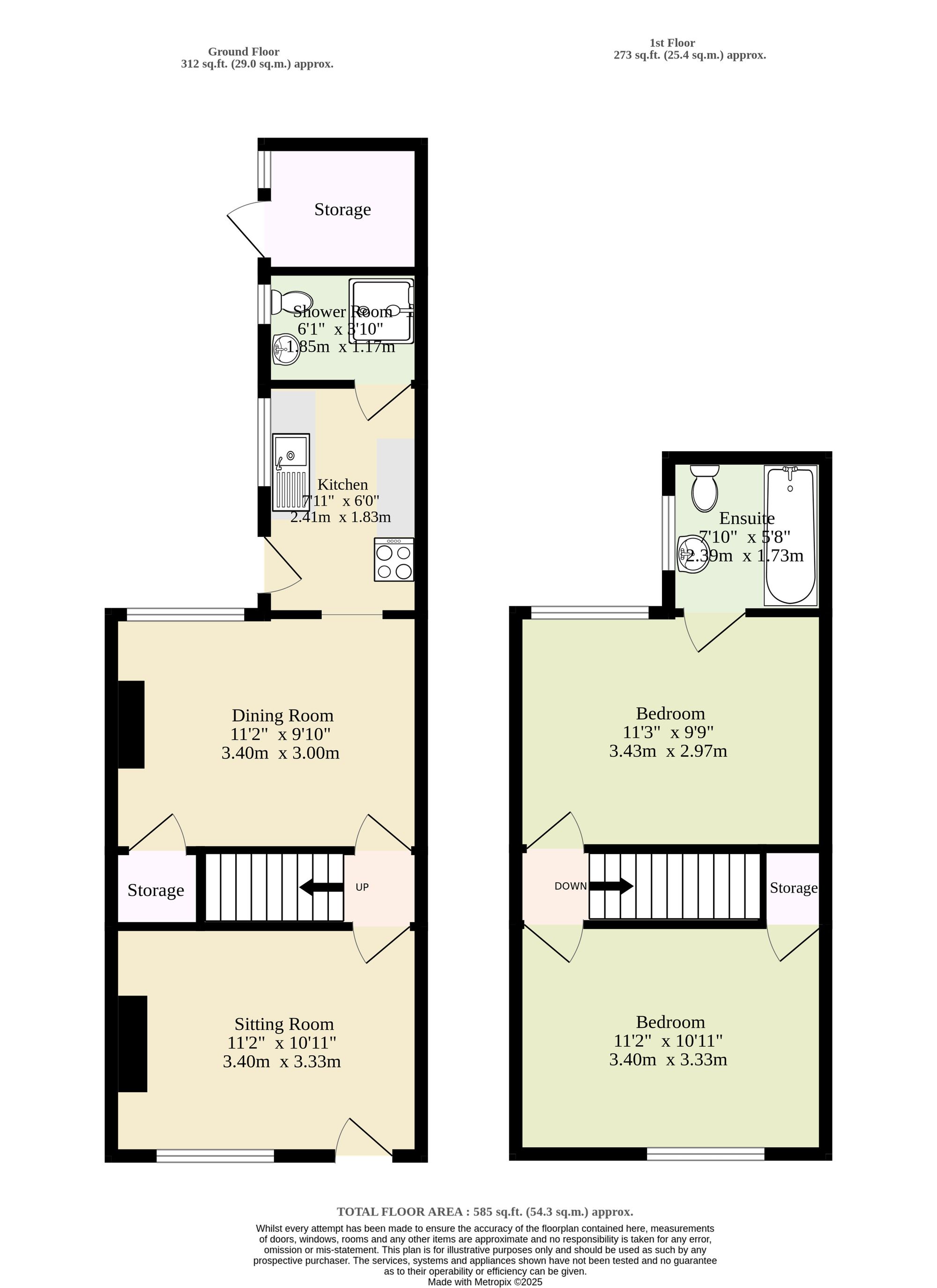 9 School Road, Great Yarmouth floorplan