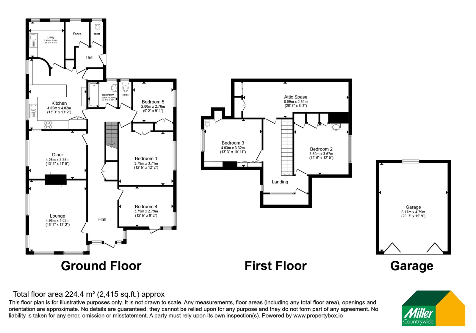 10, Pendarves Road, Cornwall floorplan