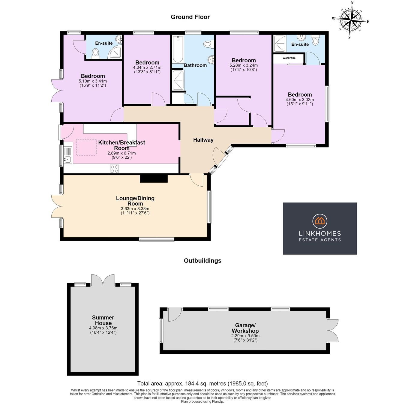 12, Newlands Way, Broadstone floorplan