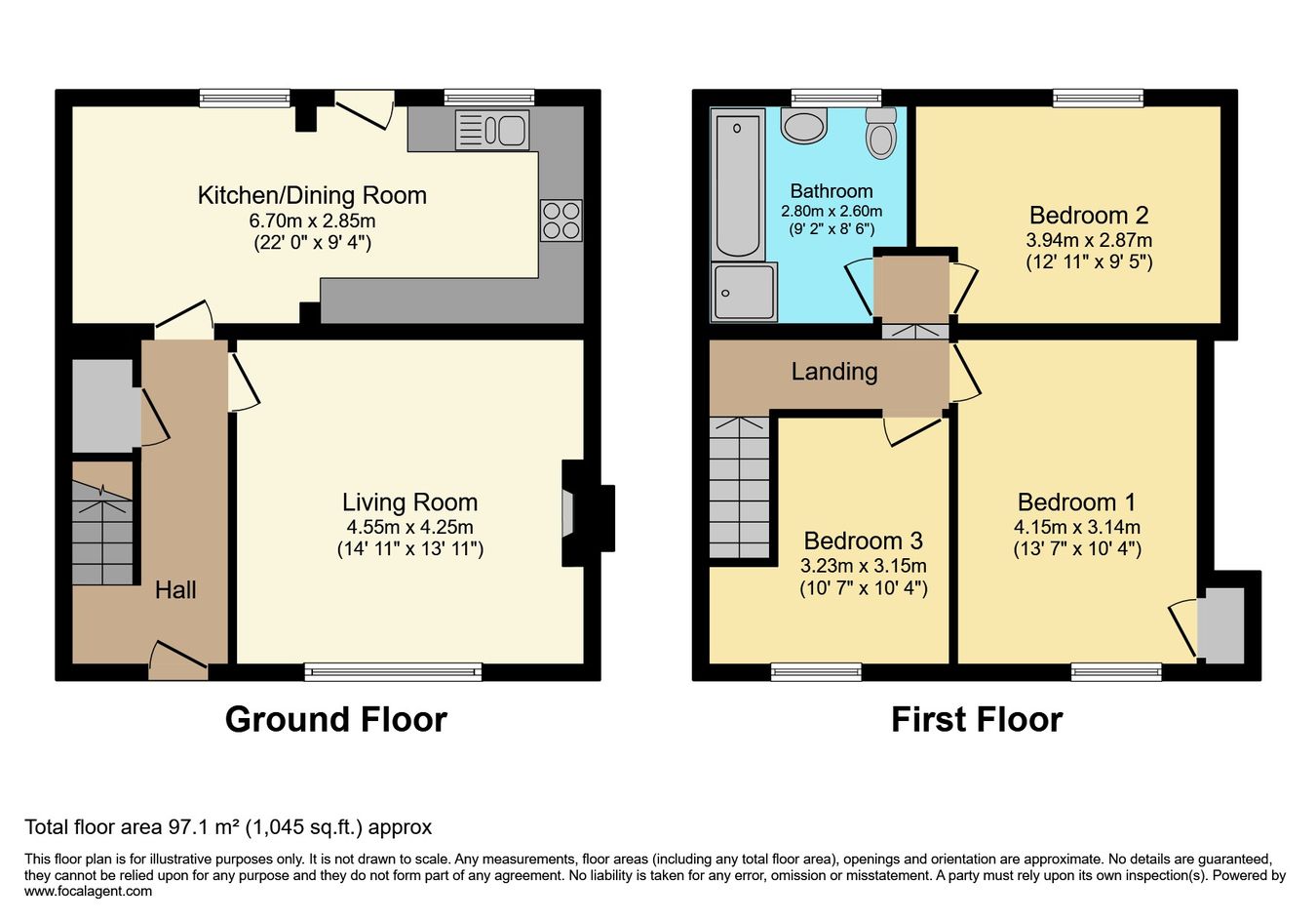 Cardiff Road, Aberdare floorplan
