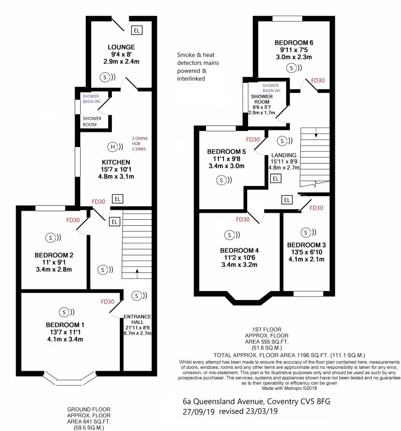 6A, Queensland Avenue, Coventry floorplan