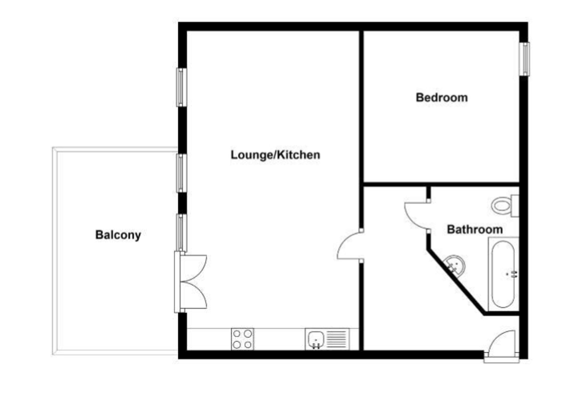 Flat 9, 76 Clarendon Park Road, Leicester floorplan