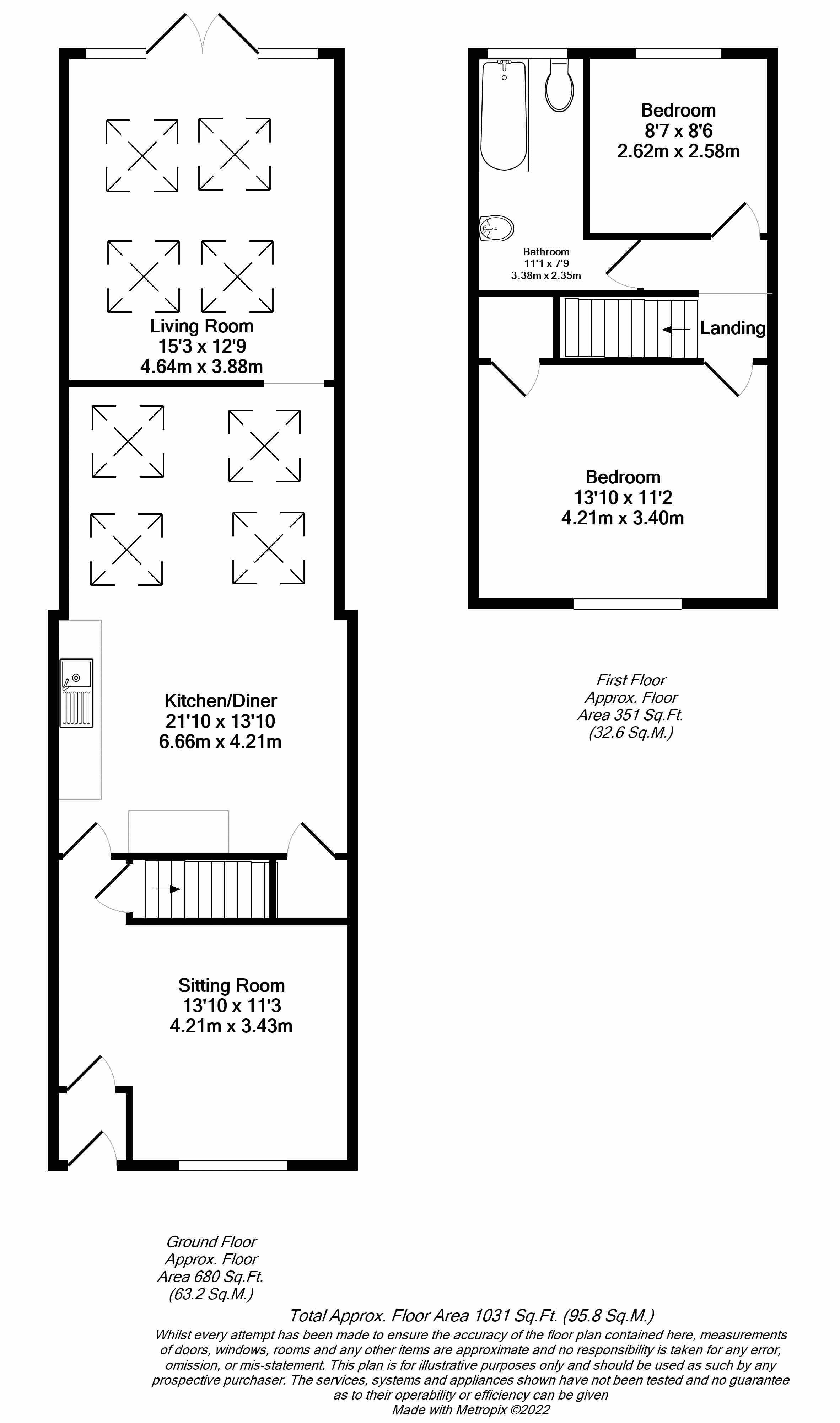 Whiteway Road, St. Bristol BS5, 2 bedroom terraced house for