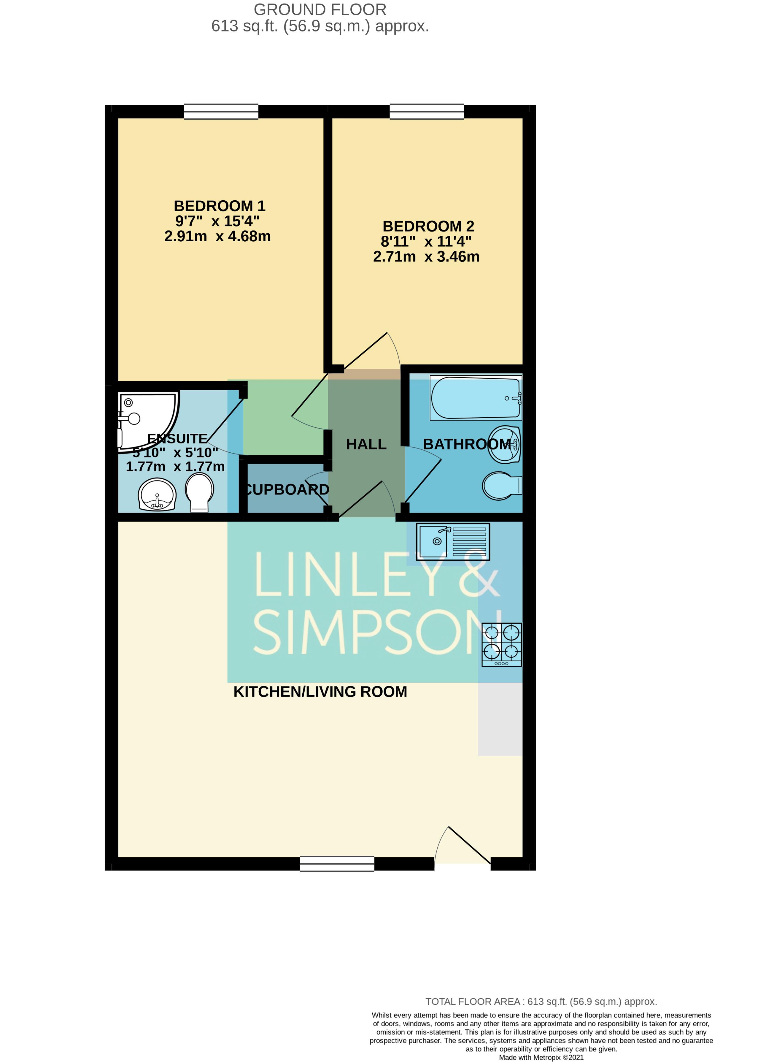 2, Marshalls Court, Leeds floorplan