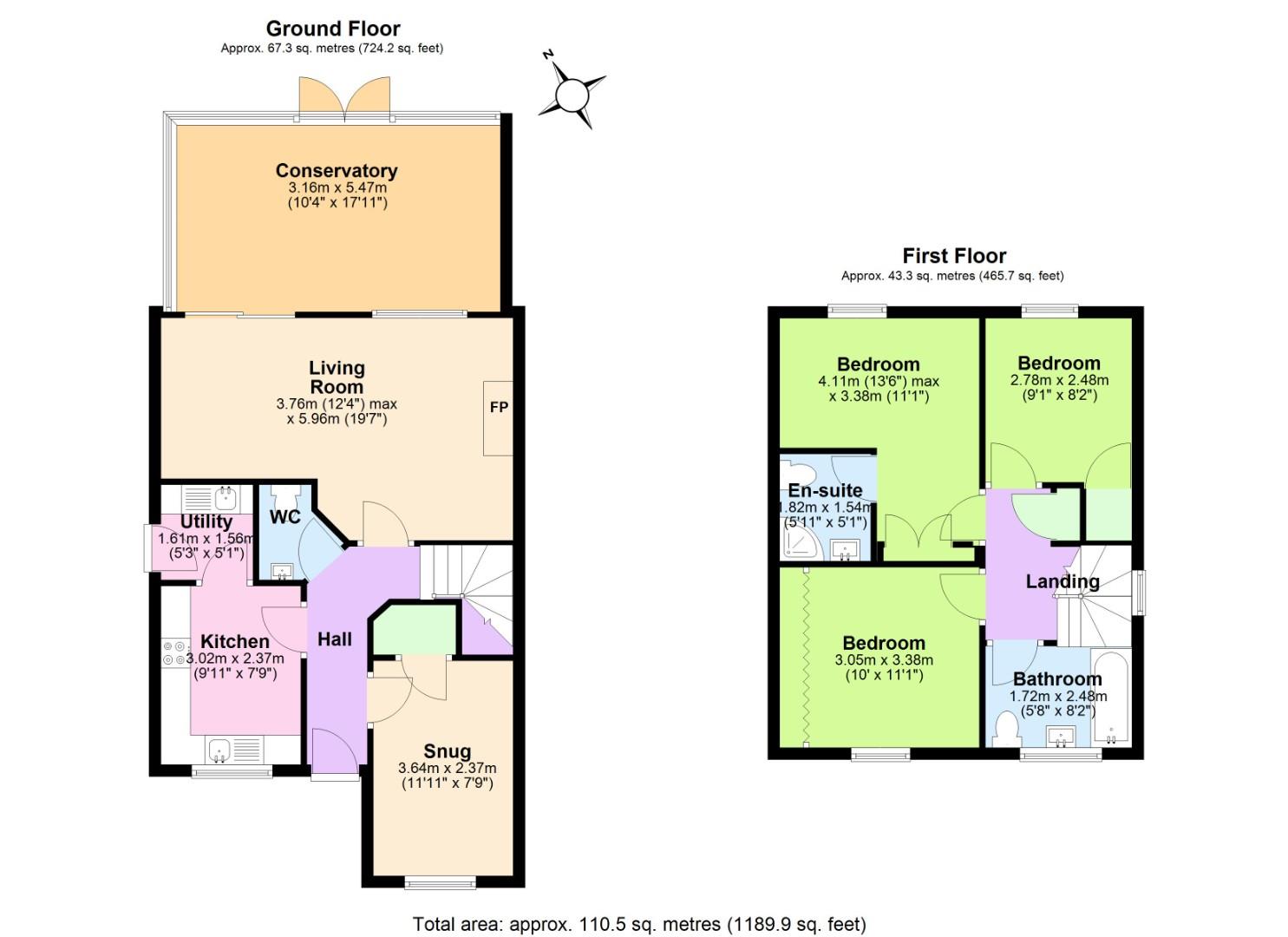 10, Whinlatter Drive, Nottingham floorplan