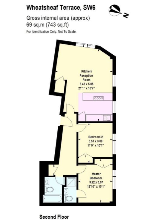 2 Bedrooms Flat to rent in Wheatsheaf Terrace, London SW6