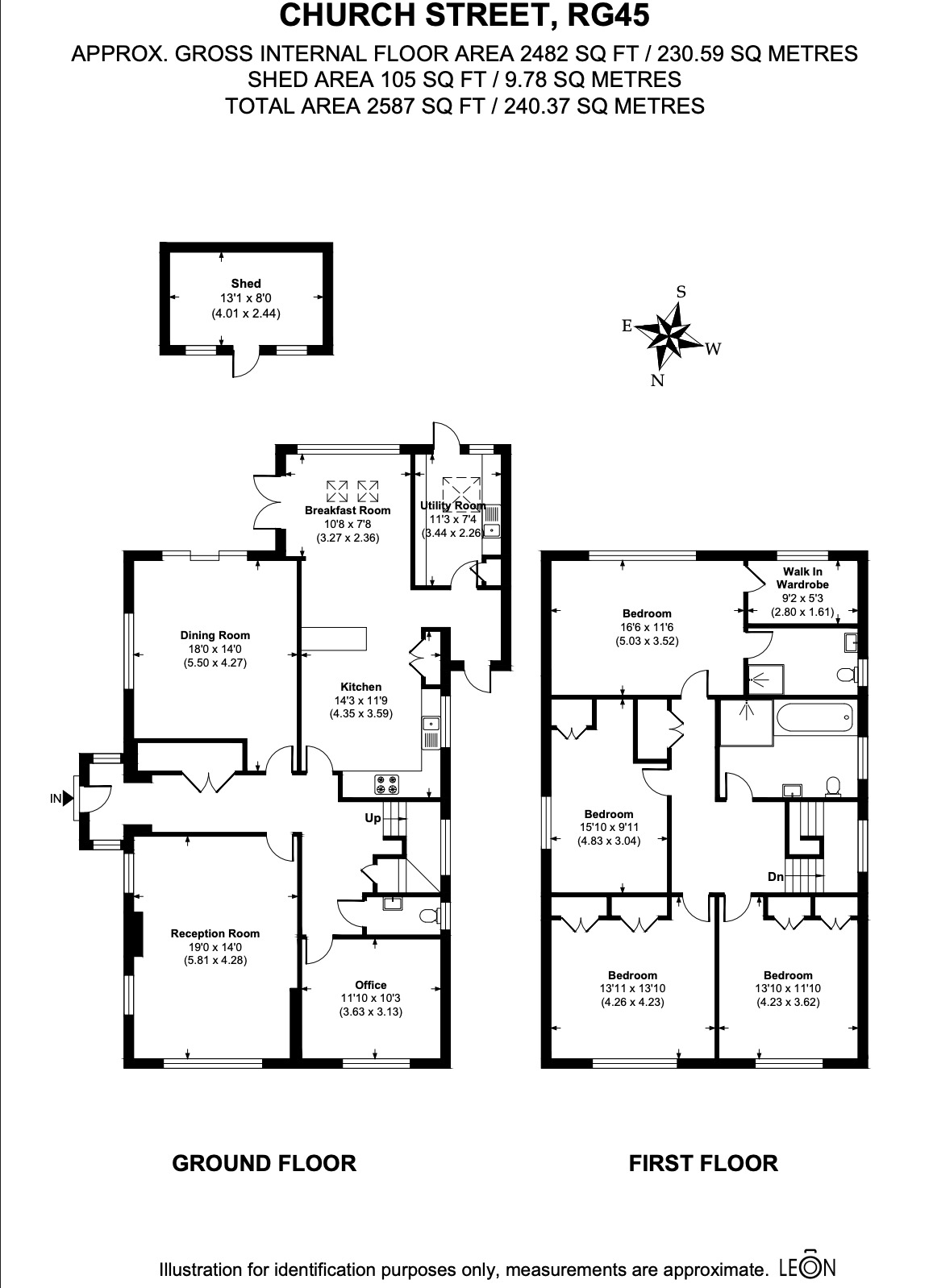 59 Church Street, Crowthorne, Berkshire floorplan