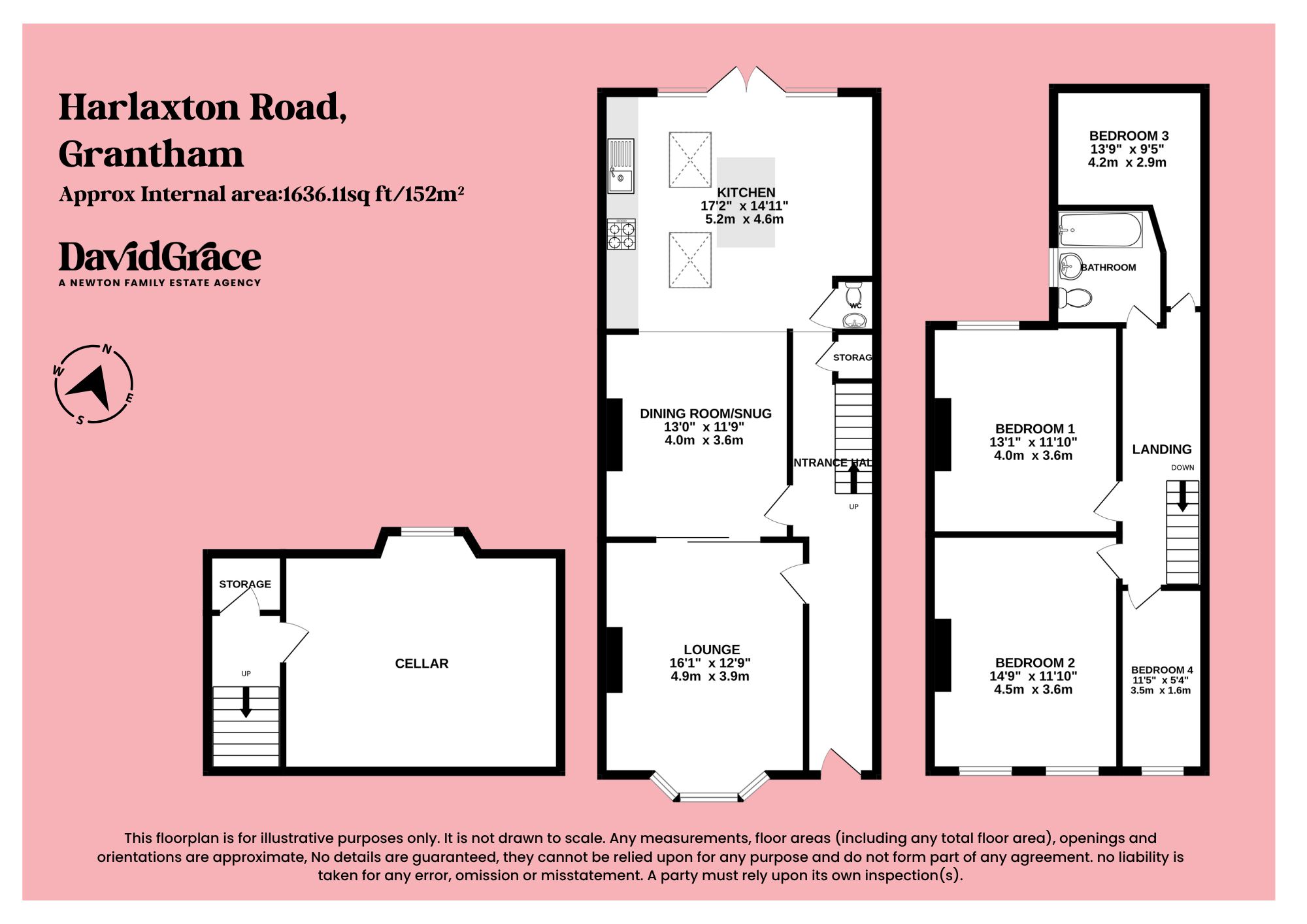 106 Harlaxton Road, Grantham floorplan