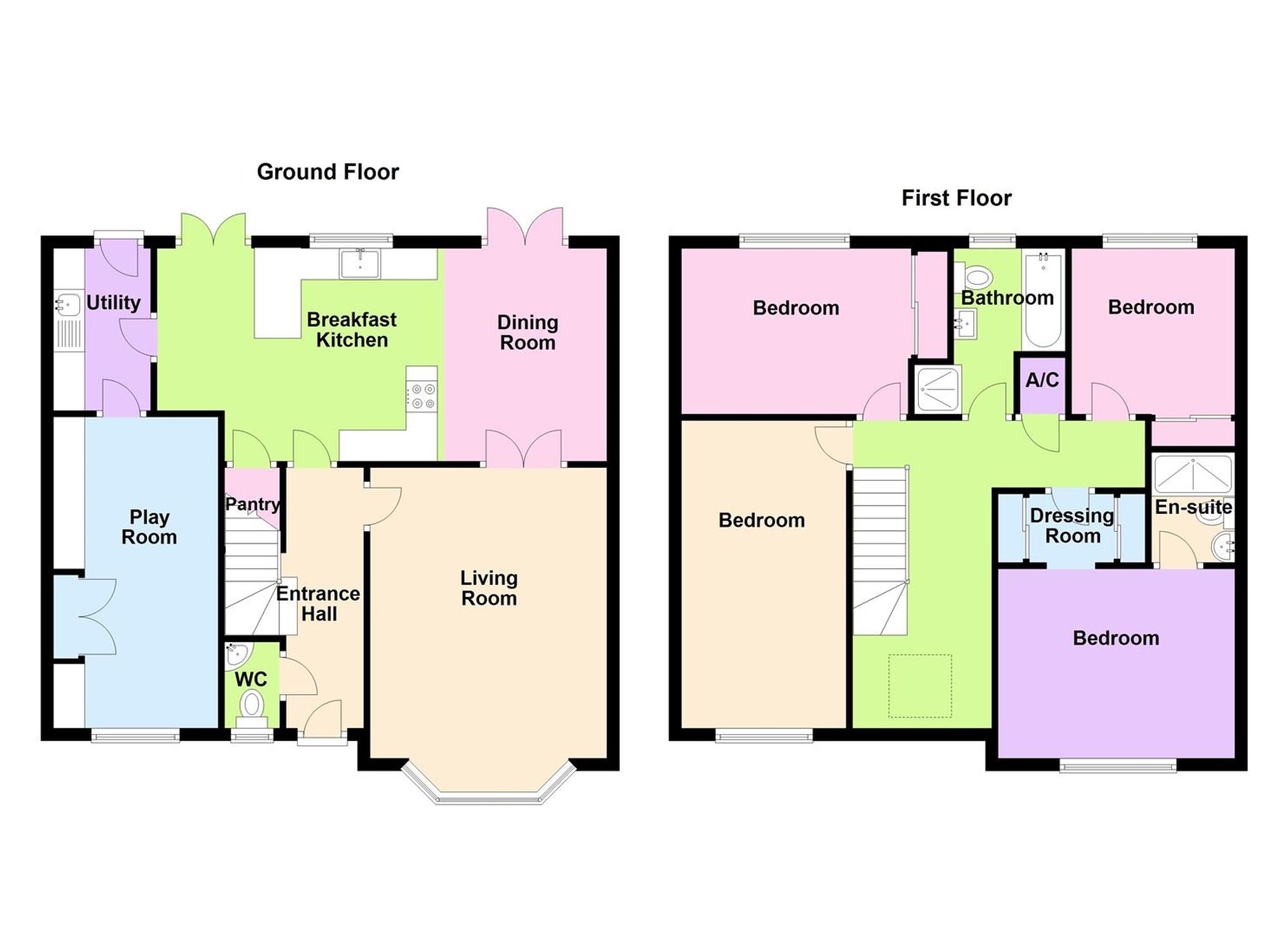 2 Sawbridge Close, Coalville floorplan