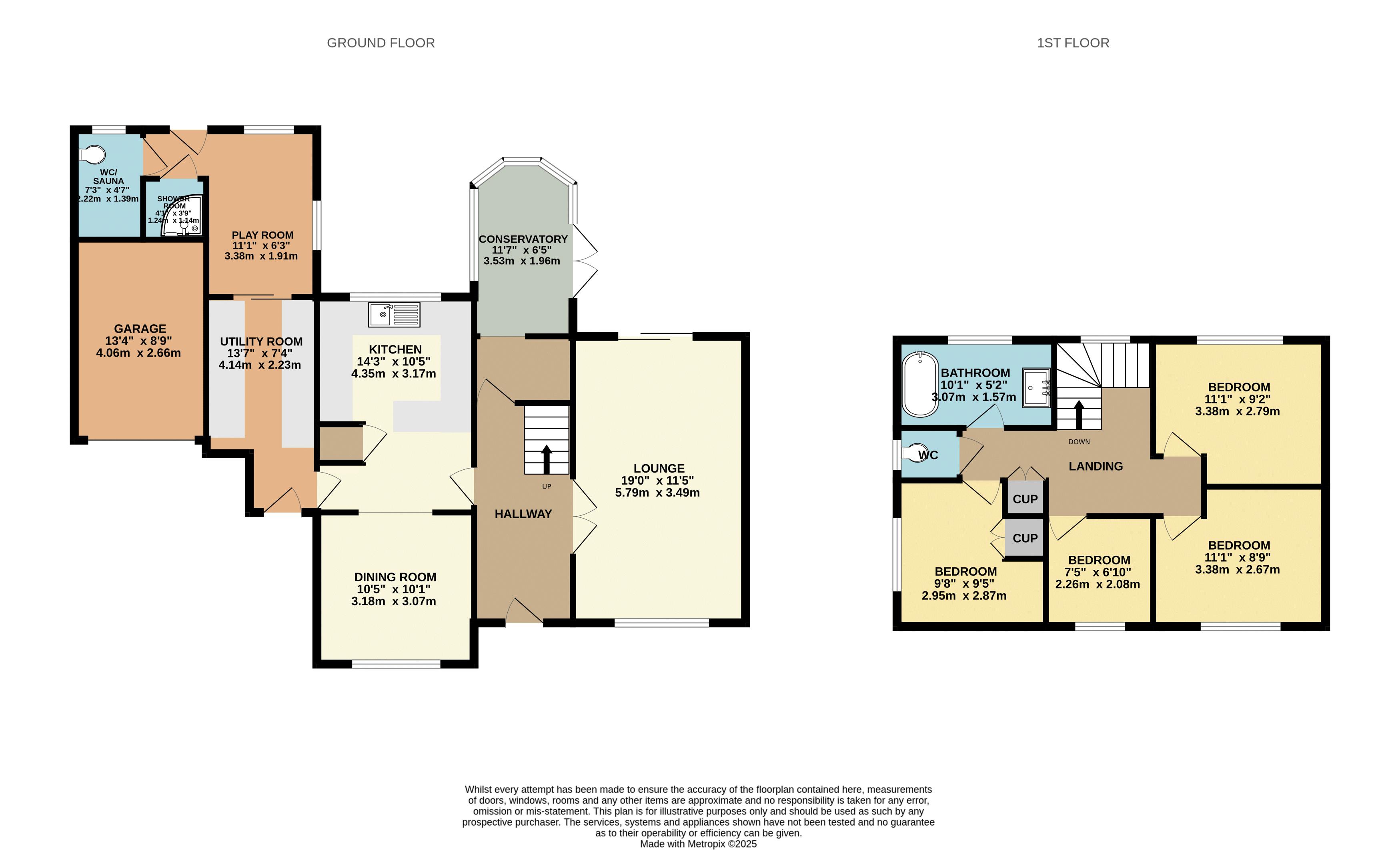5, Clare Crescent, Scunthorpe floorplan