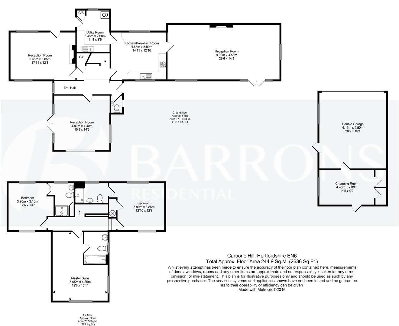 Laurel Cottage, Carbone Hill, Newgatestreet Village floorplan