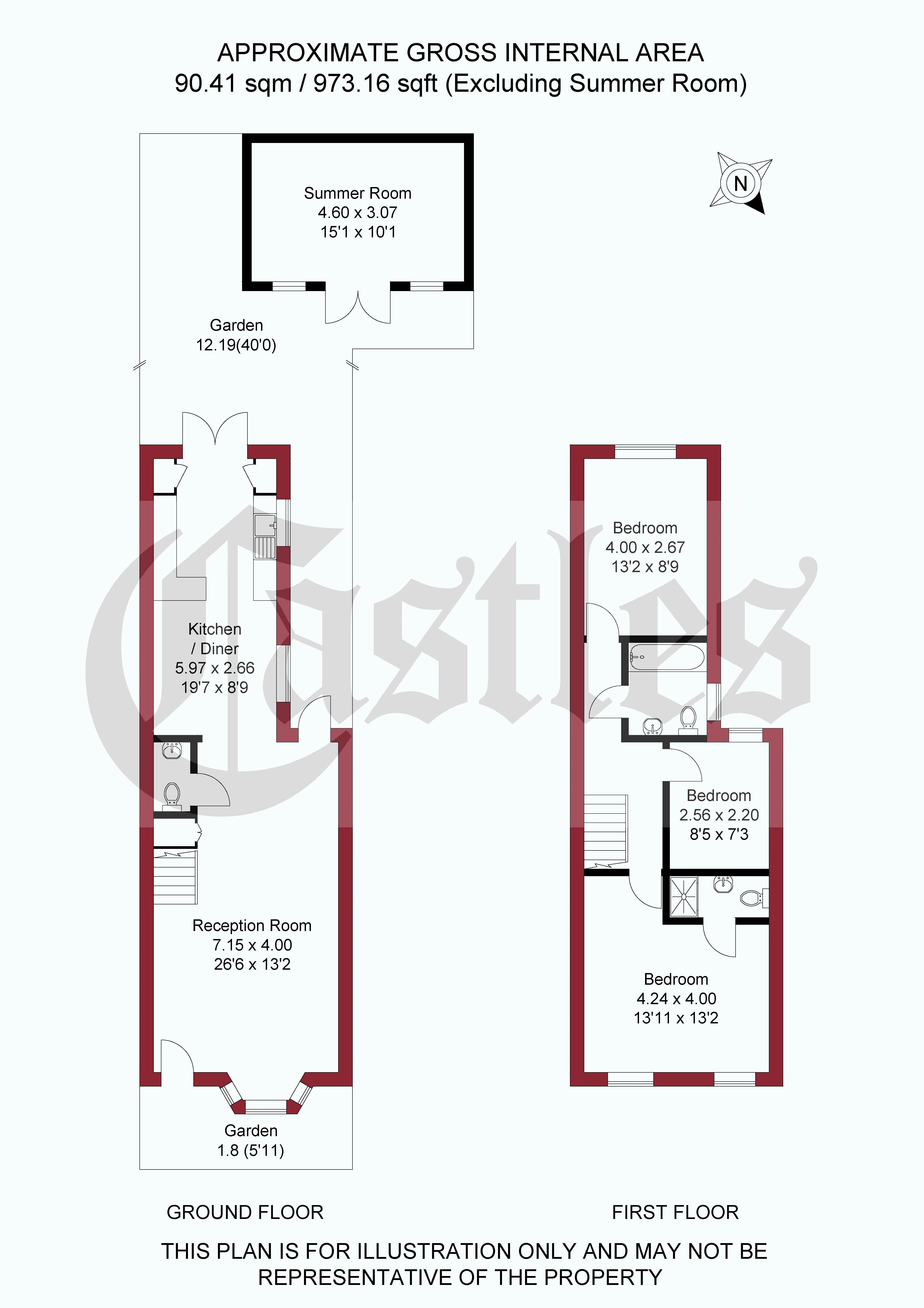 3 Bedrooms End terrace house for sale in Oakhurst Road, Enfield EN3