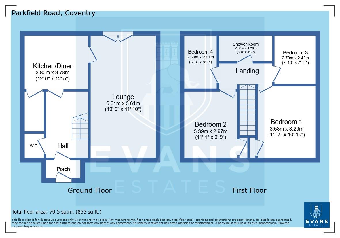 22, Parkfield Road, Coventry floorplan