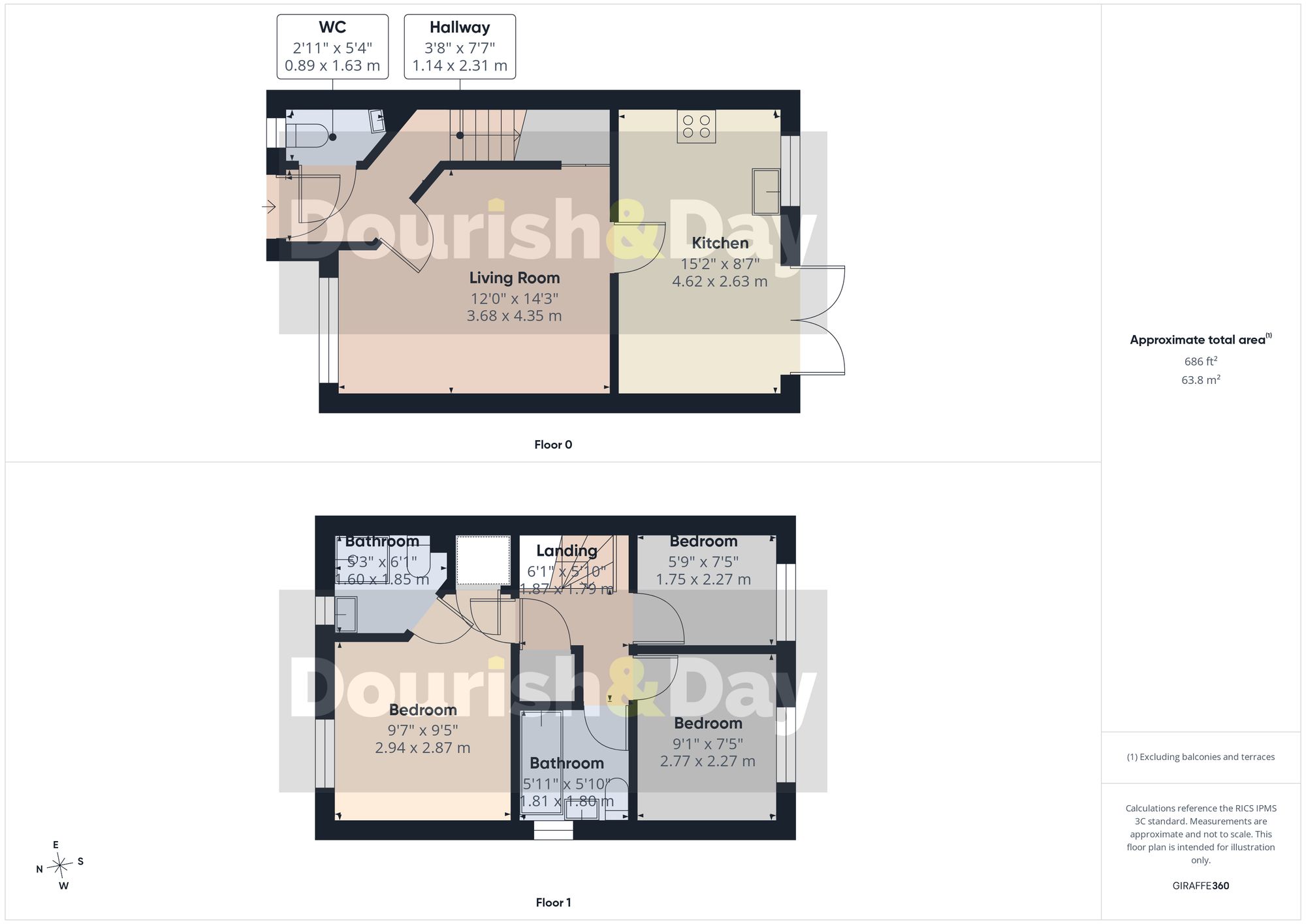 91 Fieldhouse Way, Stafford floorplan