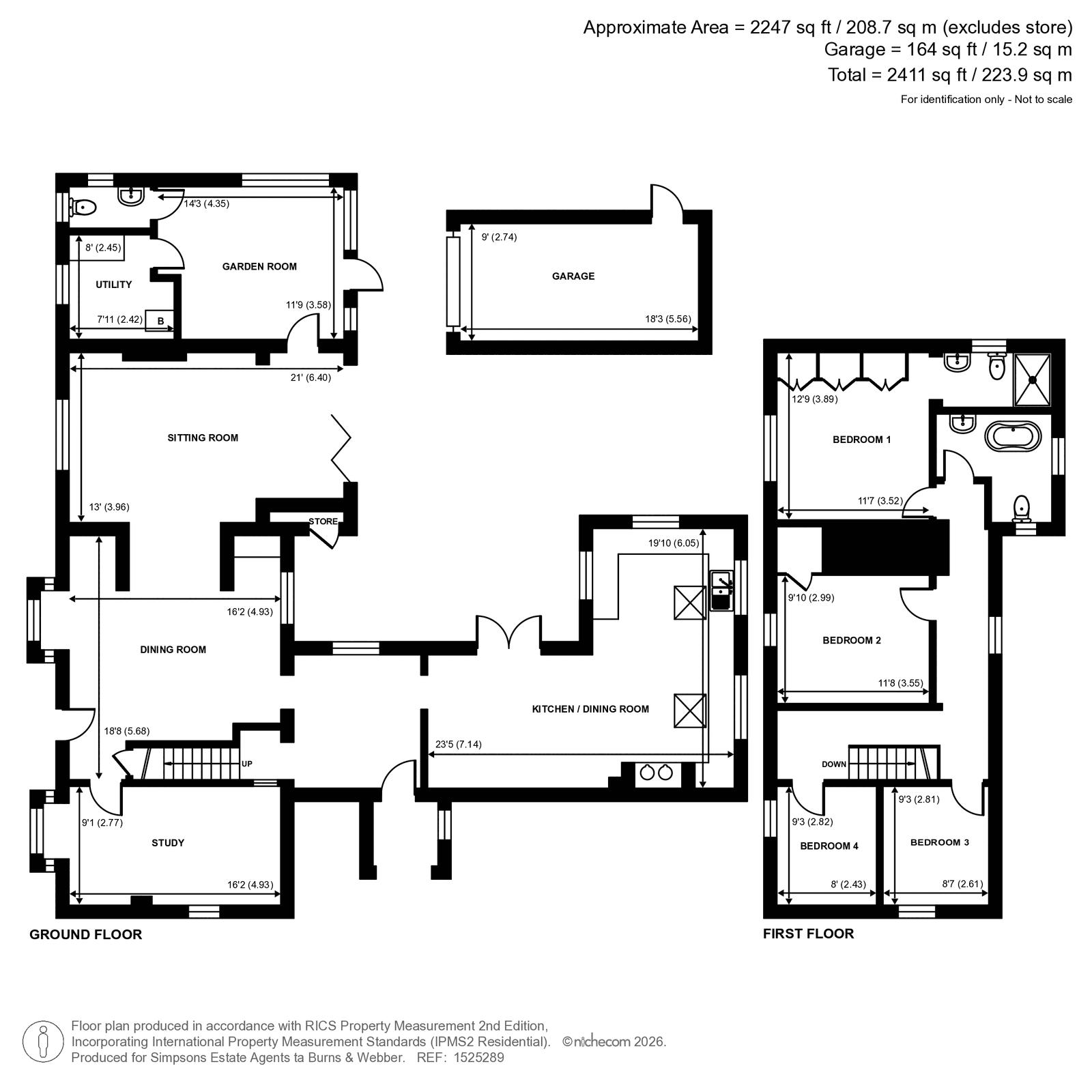 Hogwood House,, Hogwood Road, Ifold floorplan