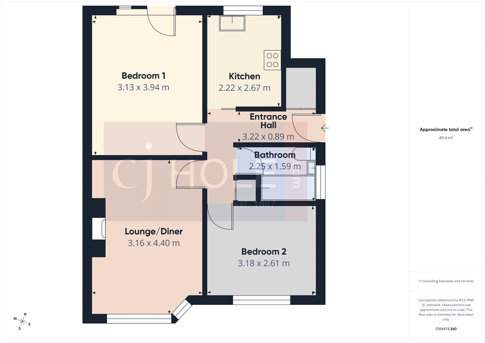 Cranbourne Road, Bristol floorplan