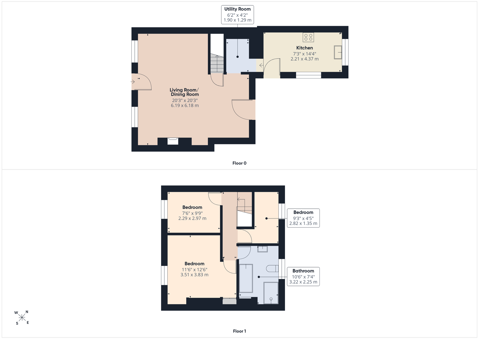 Penny Cottage, Pelynt floorplan