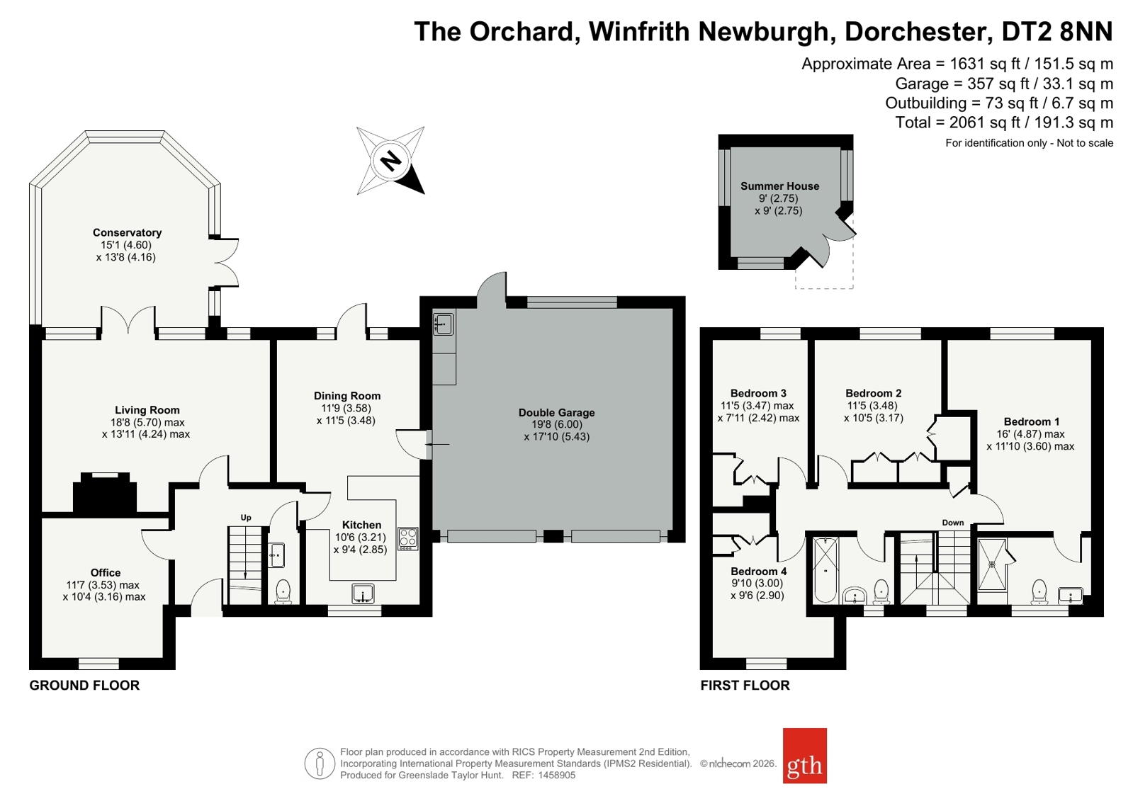 Sunnybank, 6, The Orchard, Dorchester floorplan