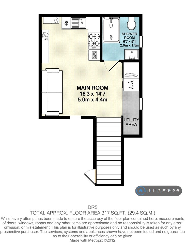 Flat, Dartmouth Road, London floorplan