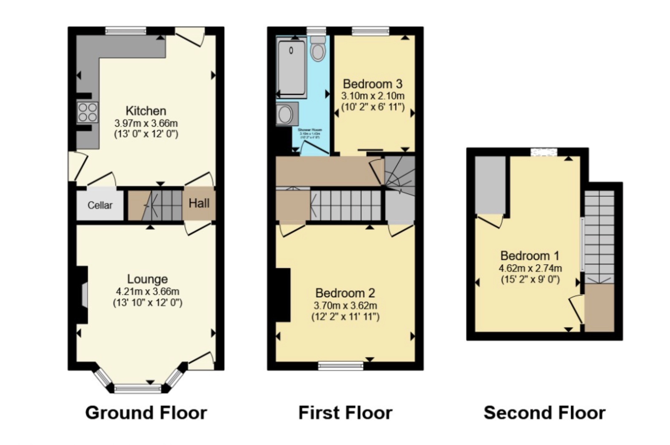 23, Ronald Road, Sheffield floorplan