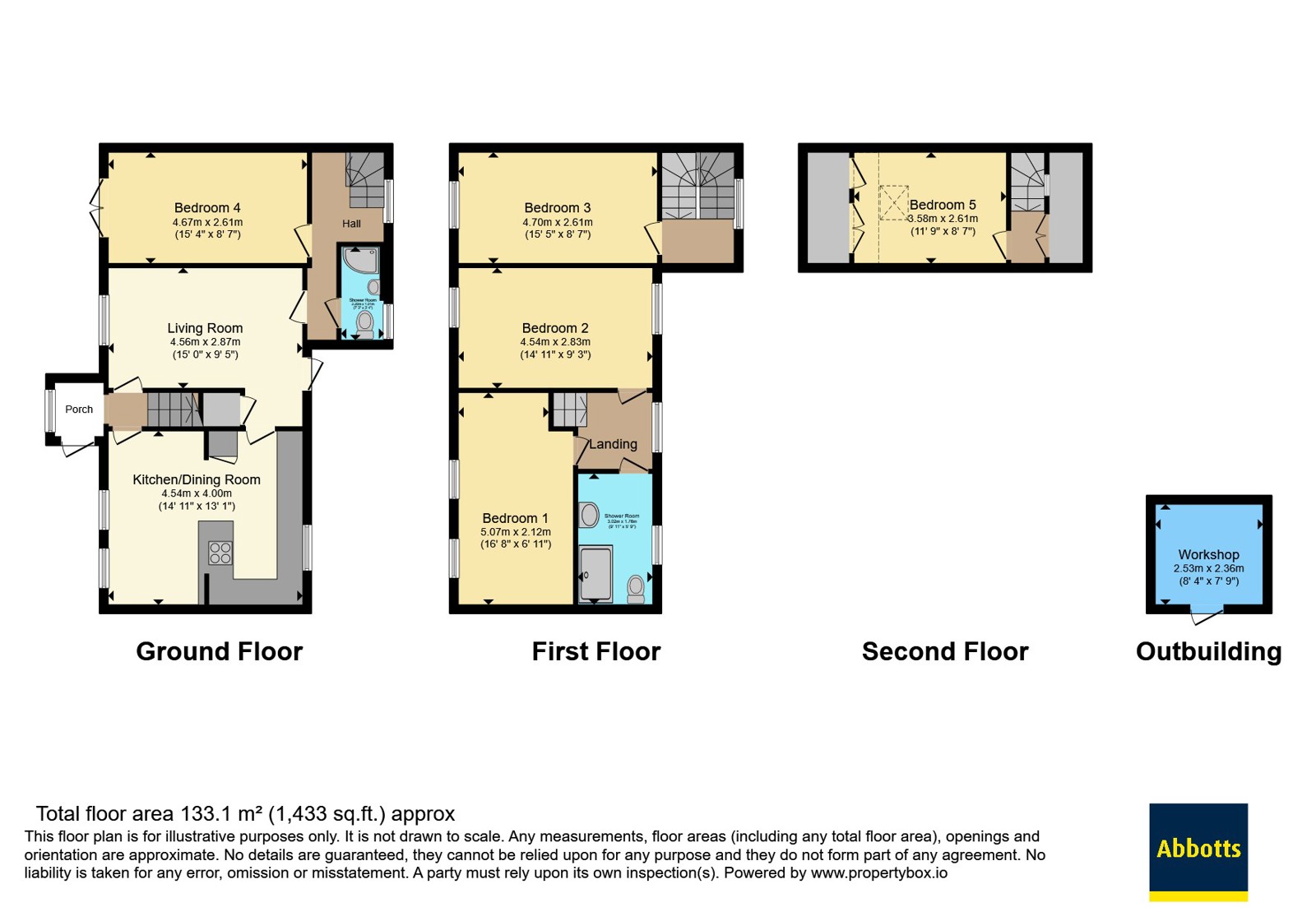 4, Thorpe Way, Cambridgeshire floorplan