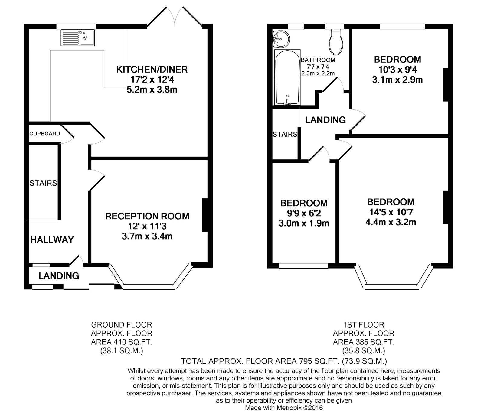 3 Bedrooms Terraced house to rent in Alderton Road, Addiscombe, Croydon CR0