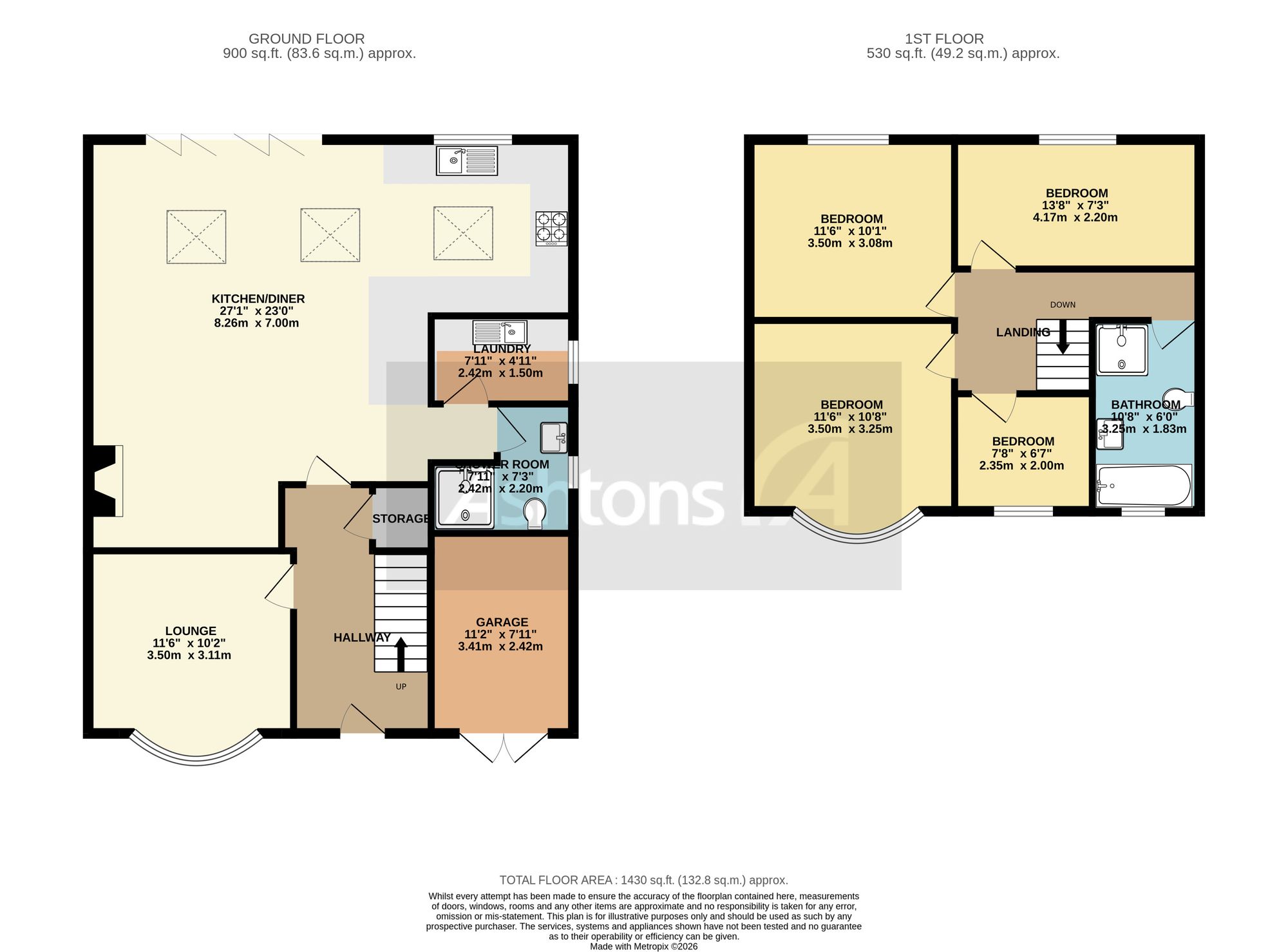 18 Limetree Avenue, Warrington floorplan