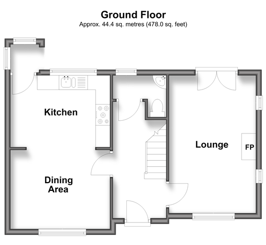 Hillbrow Road, Brighton floorplan