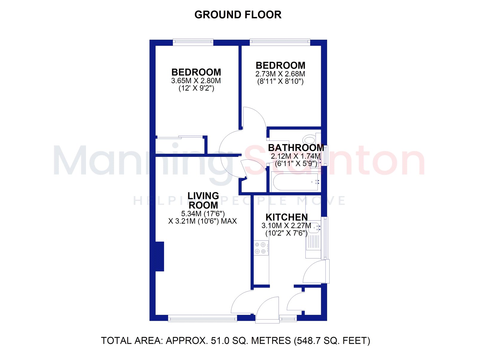 12, Plane Tree Croft, West Yorkshire floorplan