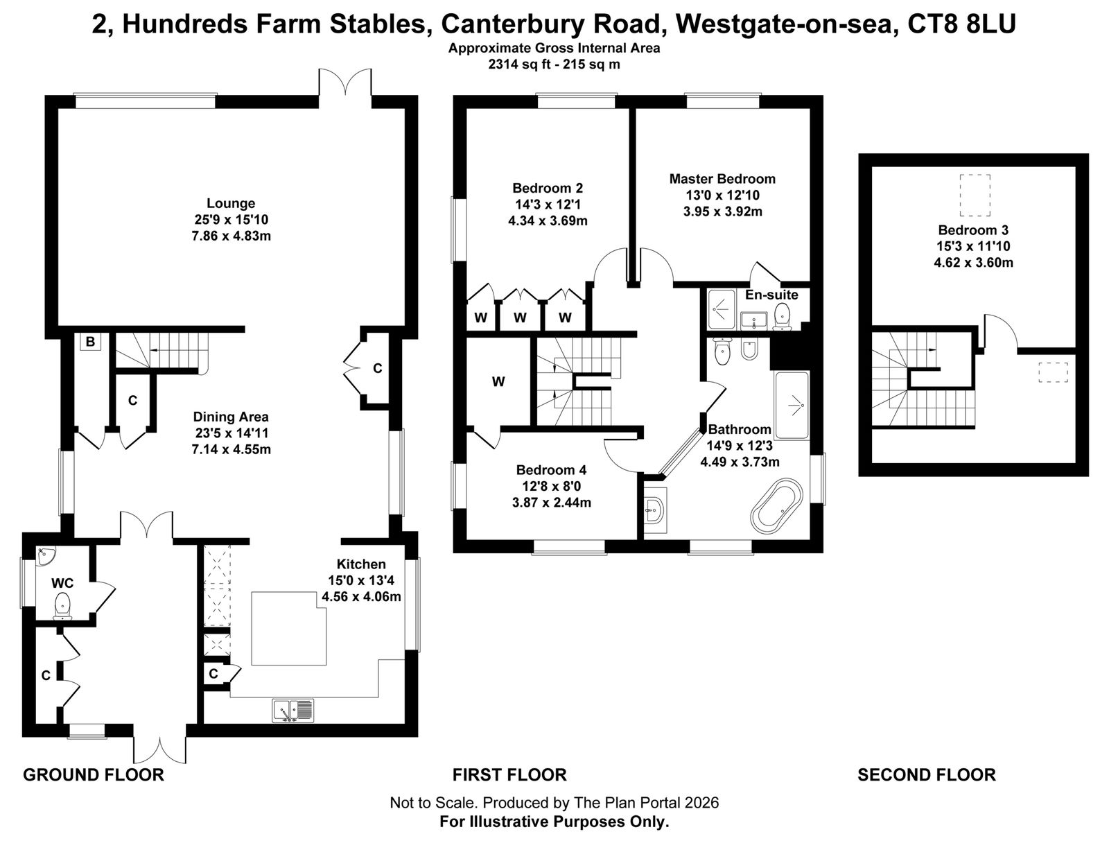 Hundreds Farm Stables,2, Canterbury Road, Westgate-on-sea floorplan