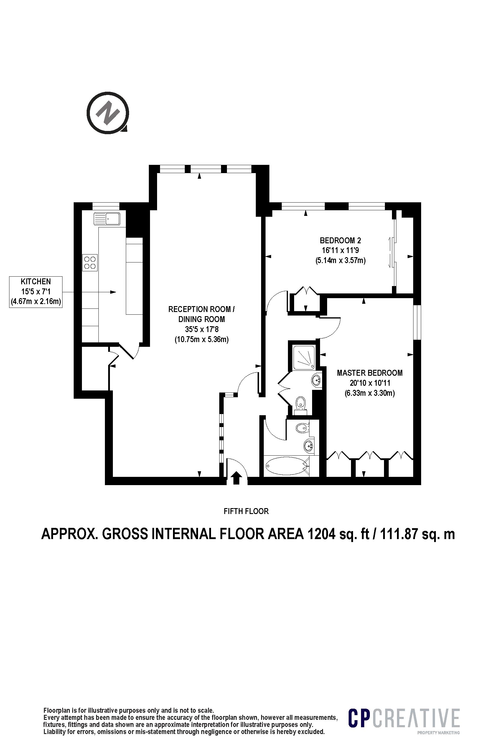 2 Bedrooms Flat for sale in Gloucester Avenue, London NW1