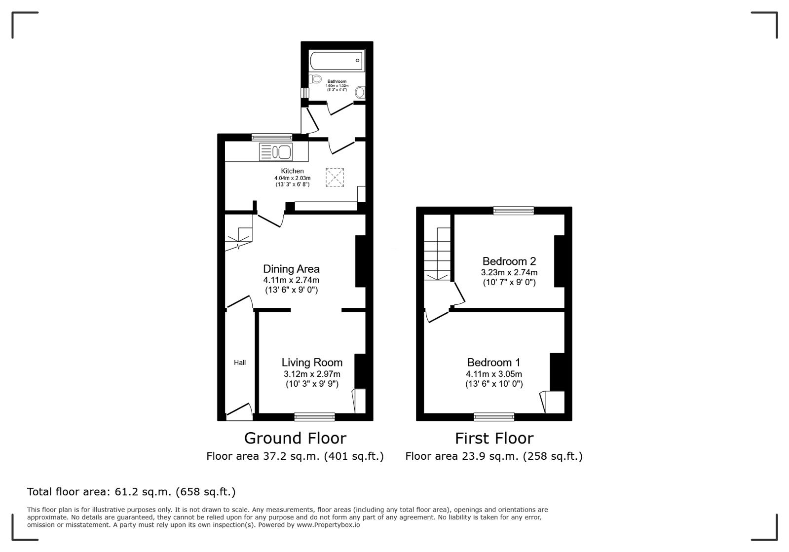 31, Kerrycroy Street, Cardiff floorplan