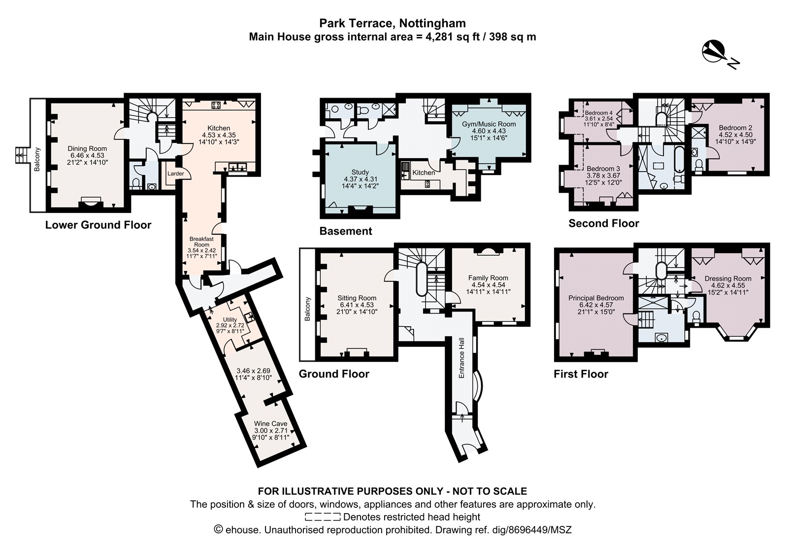 16, Park Terrace, Nottingham floorplan