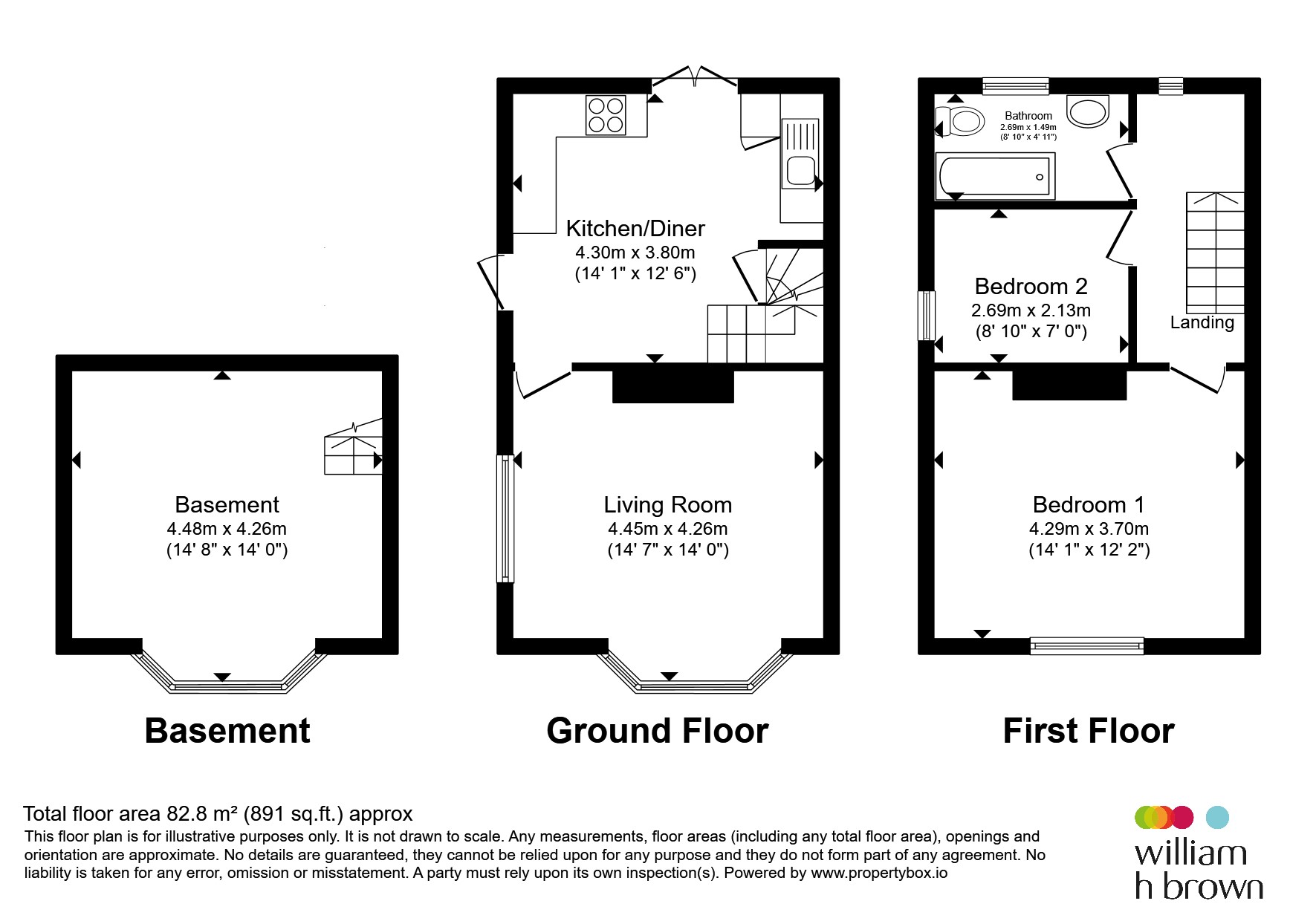 113, Owlet Road, Shipley floorplan
