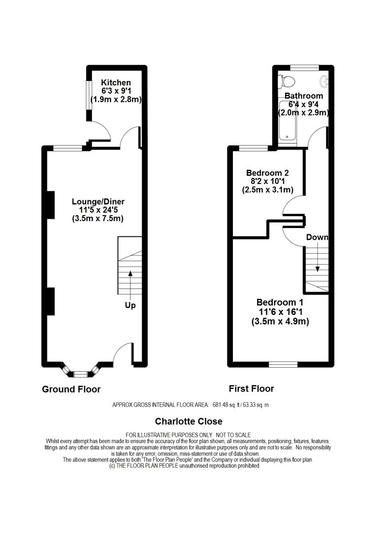 2 Bedrooms  to rent in Charlotte Street, Sittingbourne ME10