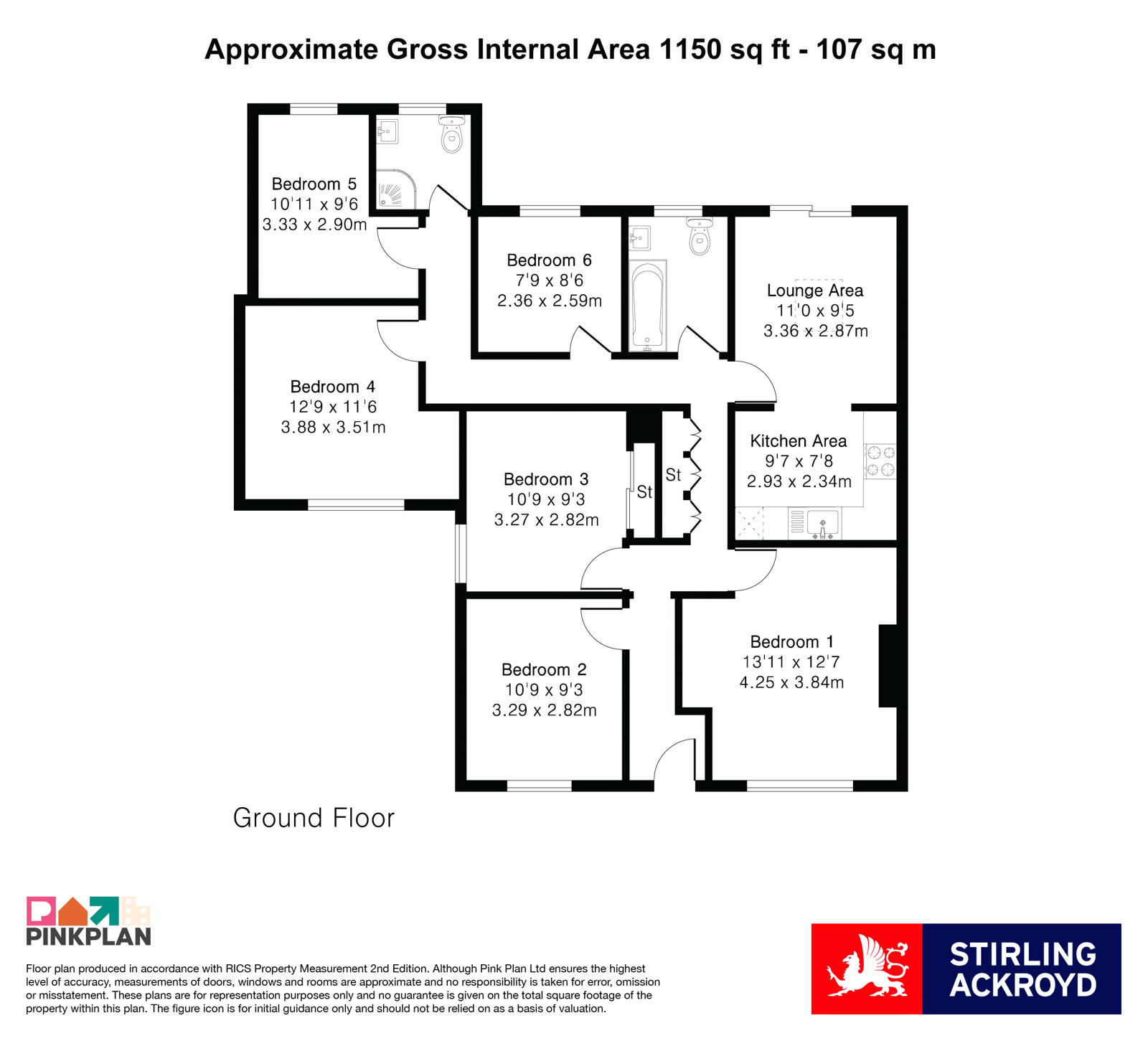 63, Vegal Crescent, Egham floorplan