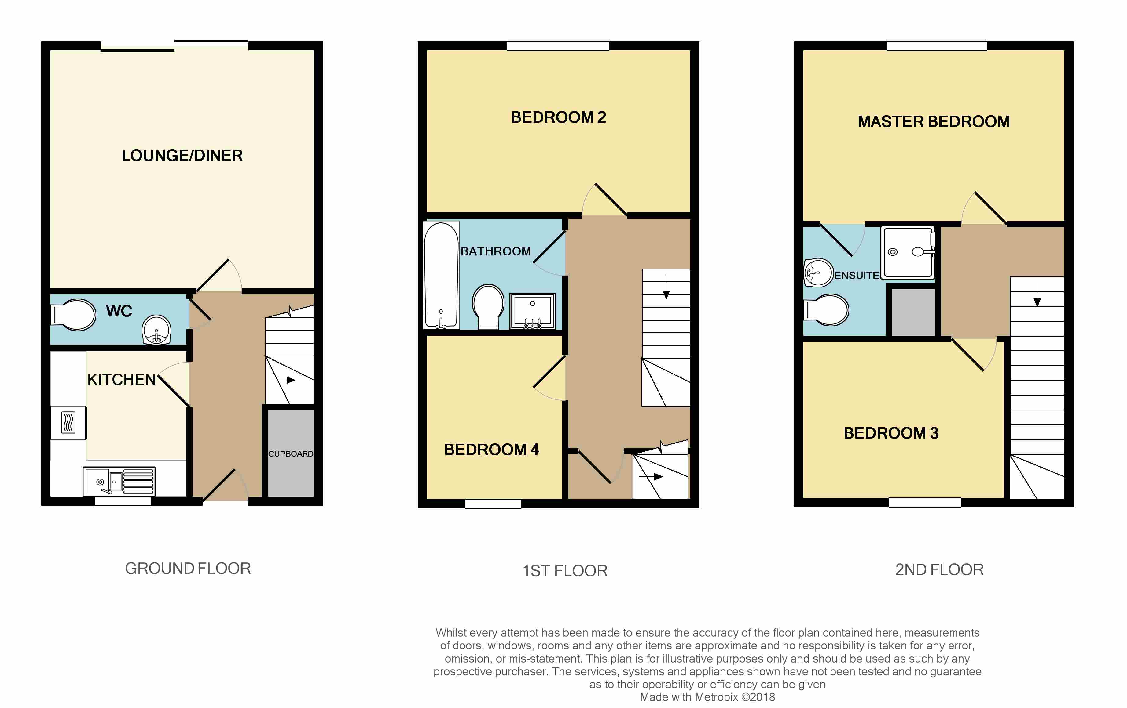 4 Bedrooms Terraced house to rent in Flagstaff Court, Canterbury CT1